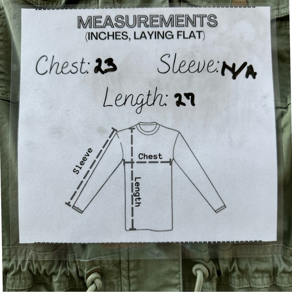 North Style olive green utility vest. Hooded front zip and snaps large gorpcore - Picture 9 of 9